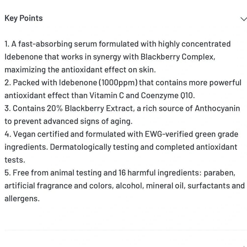 Mary & May Seoul Edition Idebenone + Blackberry Complex Serum